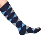 Black/Navy Argyle
