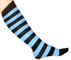 Black/Columbia Blue Striped