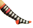 Black/Pink Socks
