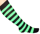 Neon Green Striped