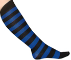 Black/Royal Blue Striped