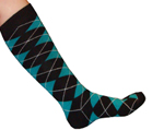 Black/Teal Argyle