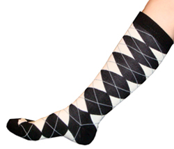 Black/White Socks