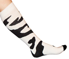 Cow pattern knee socks