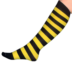 Black/Yellow Socks
