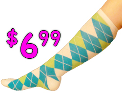 Blue & Green Socks