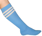 Columbia Blue/White Stripes