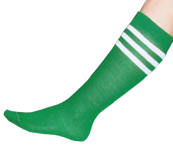 Green Tube Socks