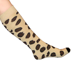 Red/Black Zebra Knee Socks