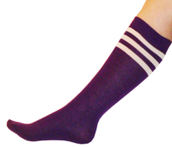 Purple Tube Socks