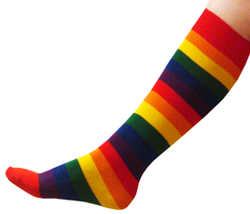 Rainbow Striped Socks