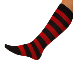 Black and Red Stripes