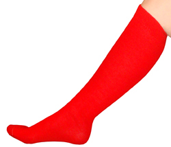 Red Tube Socks