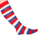 Red/White/Blue American Socks