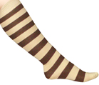 Tan Brown Striped