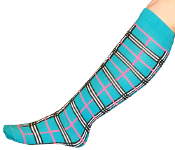 Teal/Pink Plaid Pattern