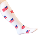 White USA Socks