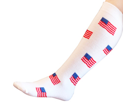 USA Flag knee socks