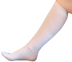White Knee Socks