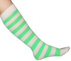 Neon Green Striped