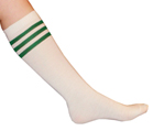 White Tube Green Socks