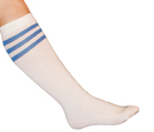 White/Blue Knee Socks