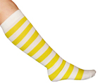 White/Yellow Socks