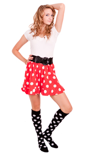 Black Polka Dot Socks white dots