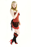 Black Tube Red Striped Knee Socks