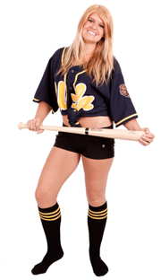 Black Tube knee socks with Yellow stripes