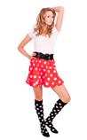 Black Polka Dot Socks