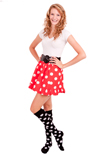 Black Polka Dot Socks