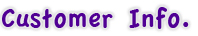 Customer Information