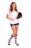 Striped Neapolitan Knee Socks