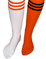 Orange Tube Socks