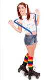 Rainbow Knee Socks