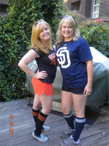 Orange Black Striped Tube Knee Socks