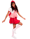 White and Light Pink Argyle Knee Socks